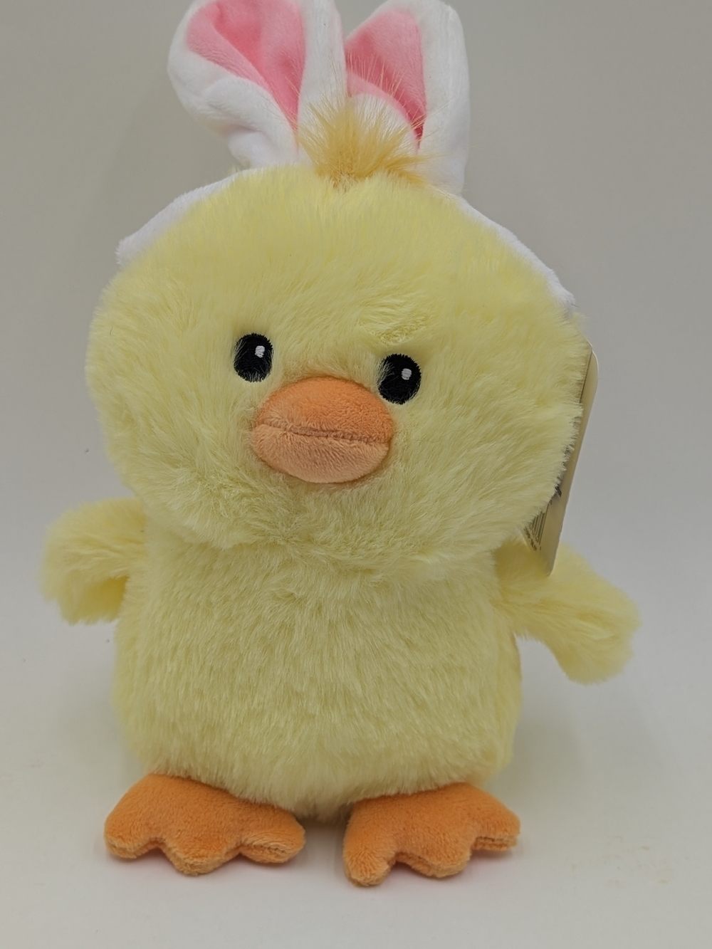 American Greetings Plush Chick Duck Yellow With Bunny Ears 10" Easter Toy - NWT